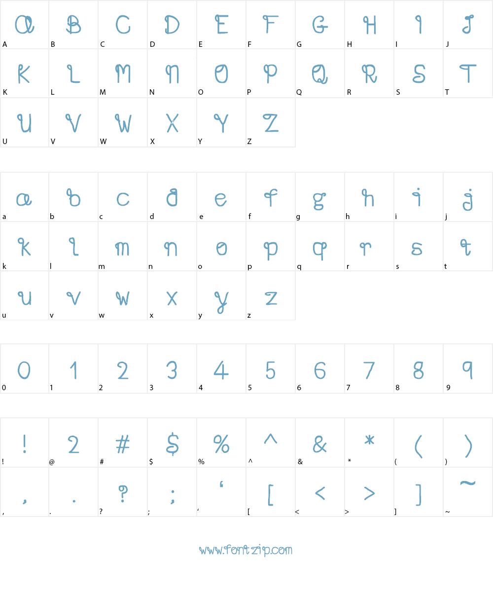 Feel This Moment Font Character